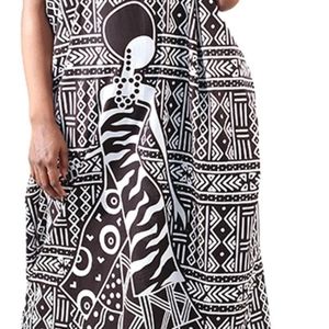 Black and White Kaftan